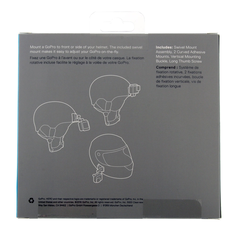GoPro Helmet Front and Side Mount