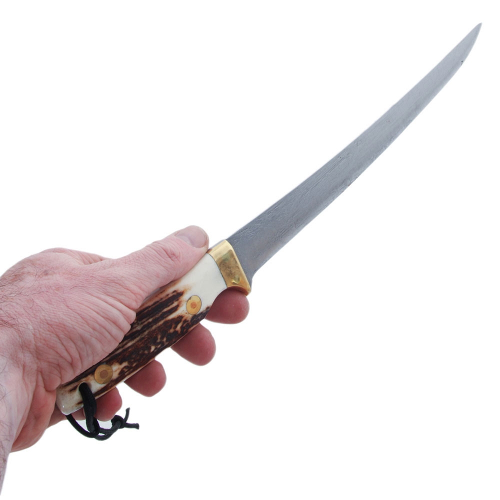Svord Deluxe Fish Fillet Knife - Stag Antler Handle 23cm