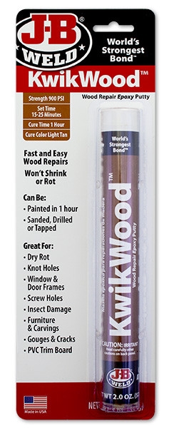 J-B Weld KwikWood Wood Repair Epoxy Putty 57g