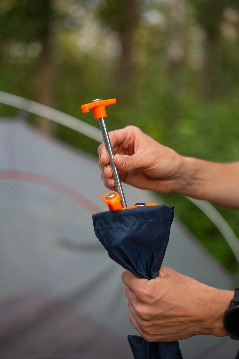 Coghlan's Heavy Duty Steel Nail Pegs 25cm Qty 4