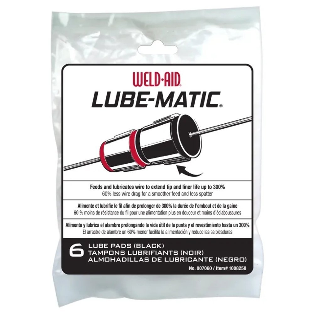 Weld-Aid Lube-Matic Pre-Treated Lube Pad Black
