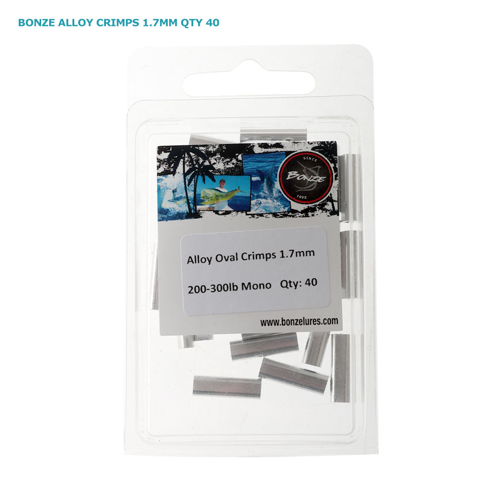 Bonze Alloy Crimps 1.7mm Qty 40