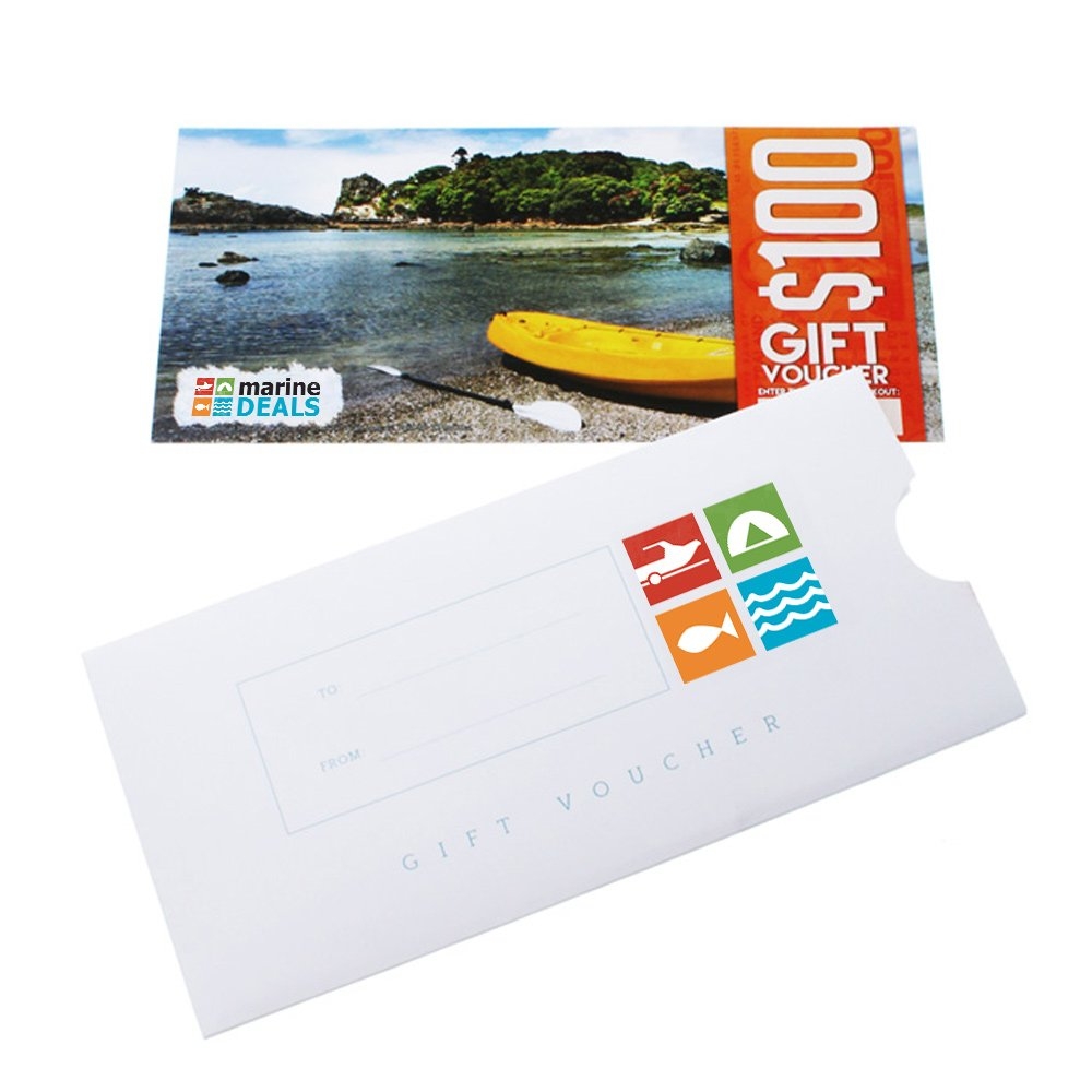 Marine Deals Gift Voucher with Sleeve