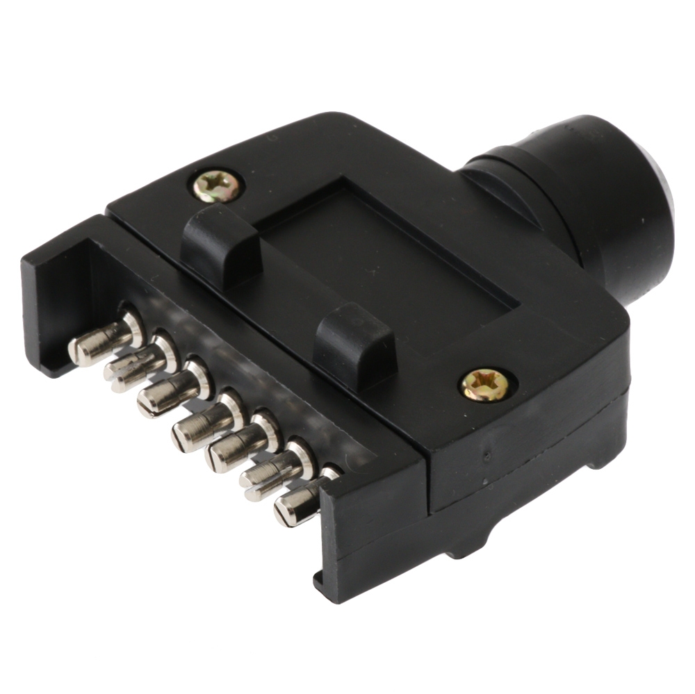 Trojan 7 Pin Flat Plug for Trailer Lights - Male
