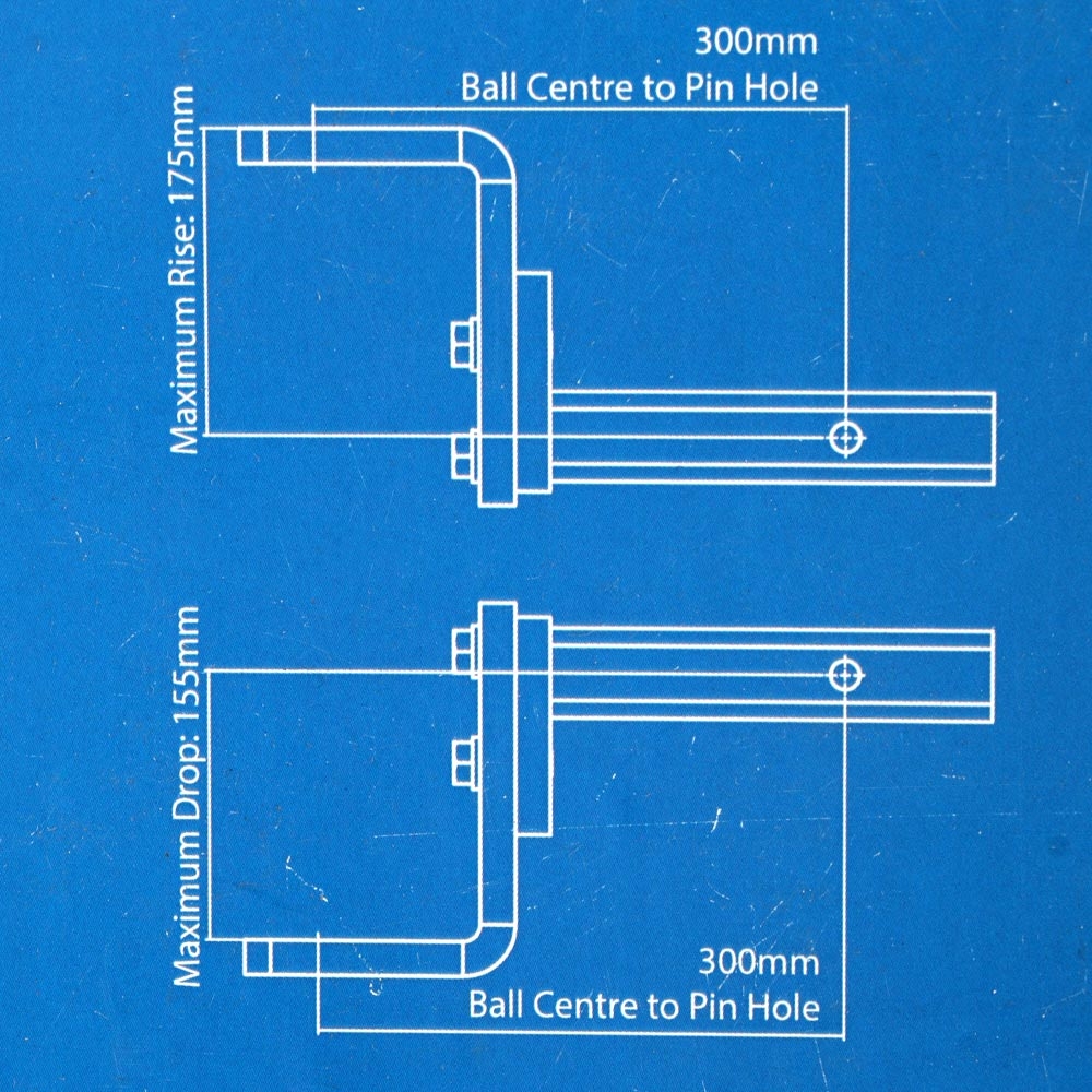 Pro Series PRO7200 Adjustable Tow Ball Mount 2500kg