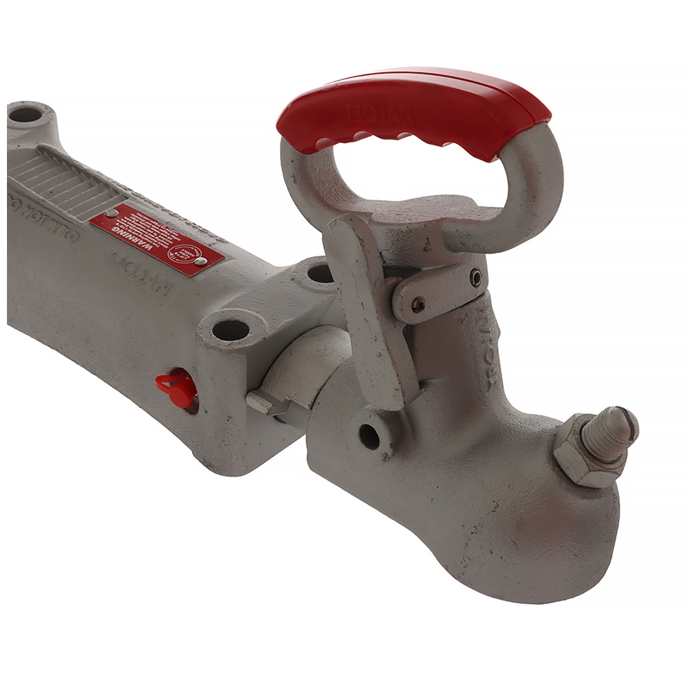 Trojan Braked Duofit Spring Dampened Override Hydraulic Coupling 2500kg 7/8 Cylinder