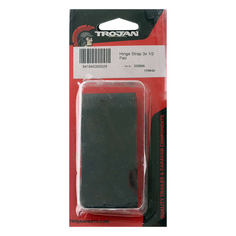 Trojan Hinge Strap 3x1/2in Pair