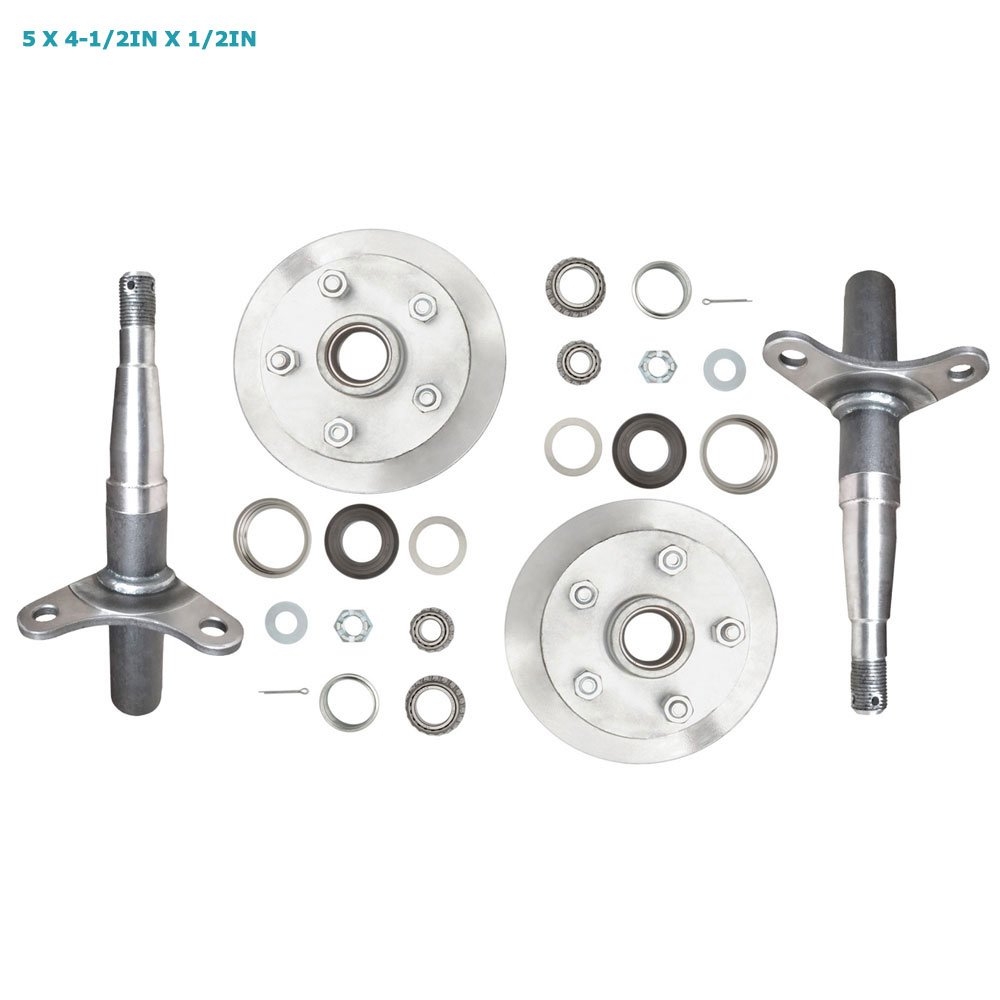 Trojan Stainless Steel Disc Brake Hub and Stub Kit