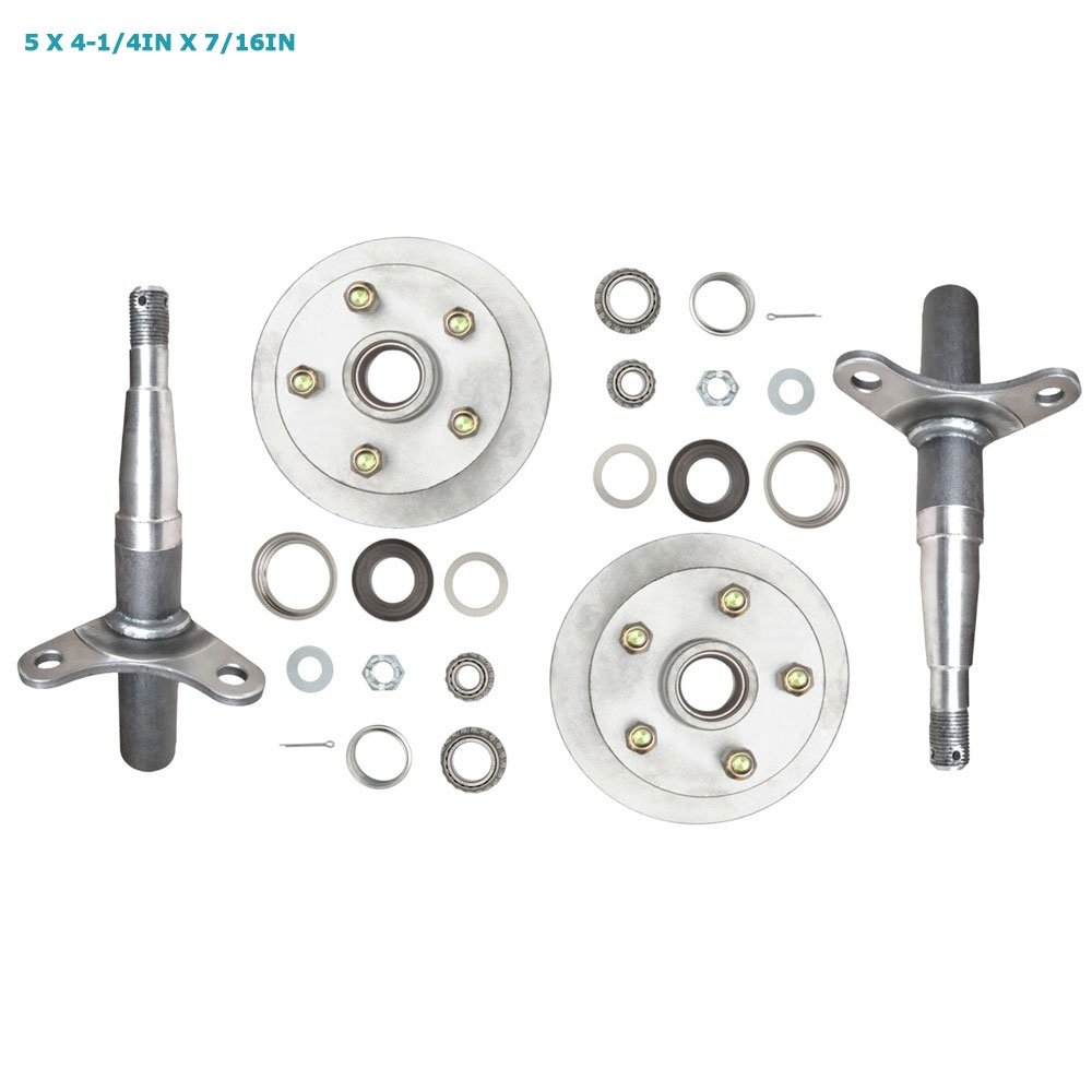 Trojan Stainless Steel Disc Brake Hub and Stub Kit