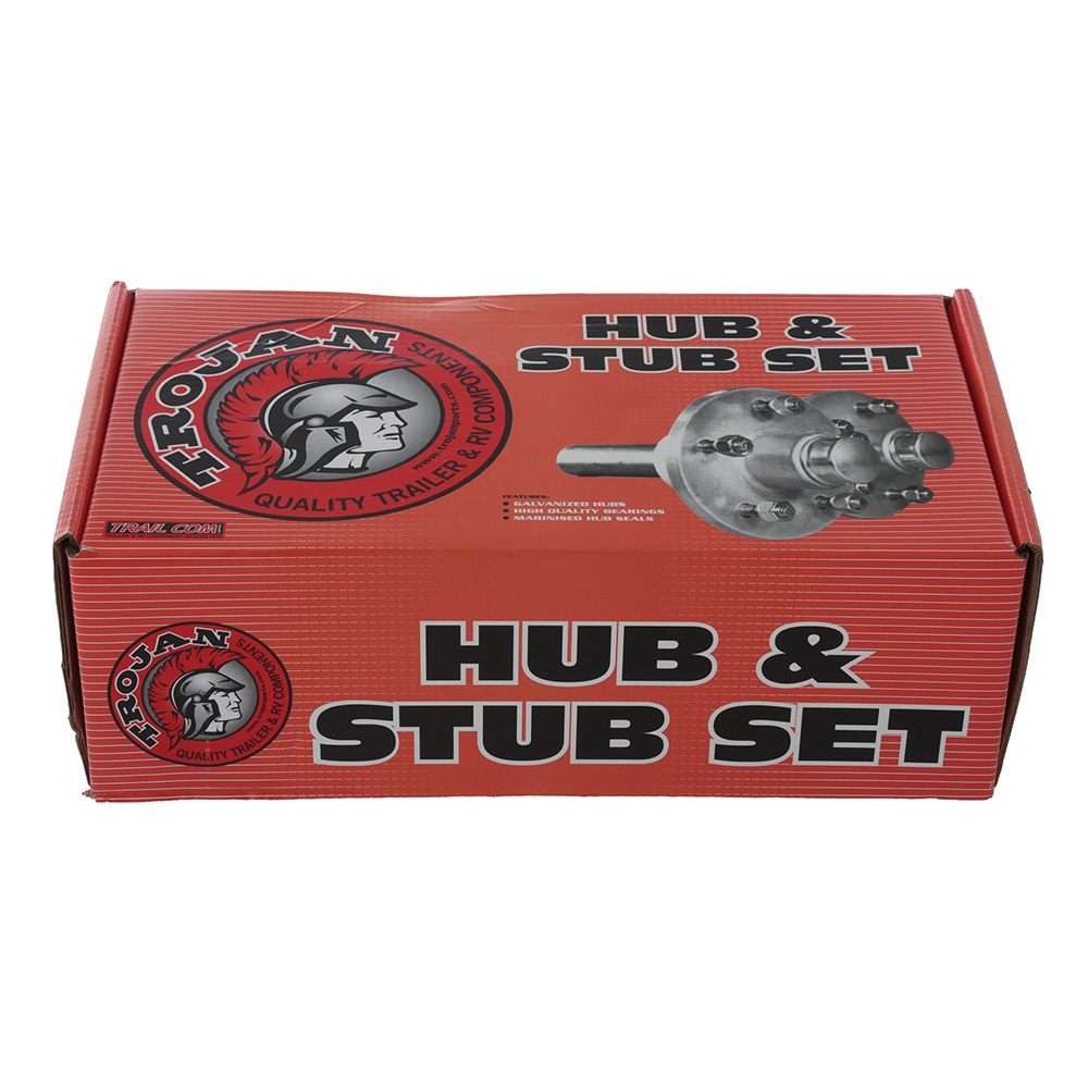 Trojan Non Brake Standard Hub and Stub Kit 1500kg Blank