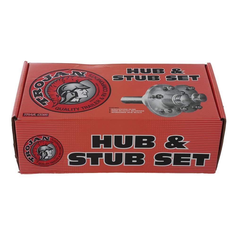 Trojan Non Brake Standard Hub and Stub Kit 1500kg