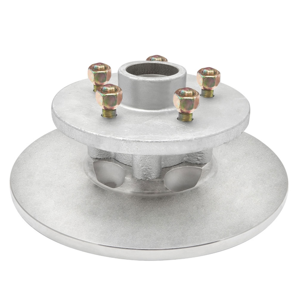 Trojan Cast Iron Disc Brake Hub and Stub Kit 2000kg 5 x 120mm x 7/16in