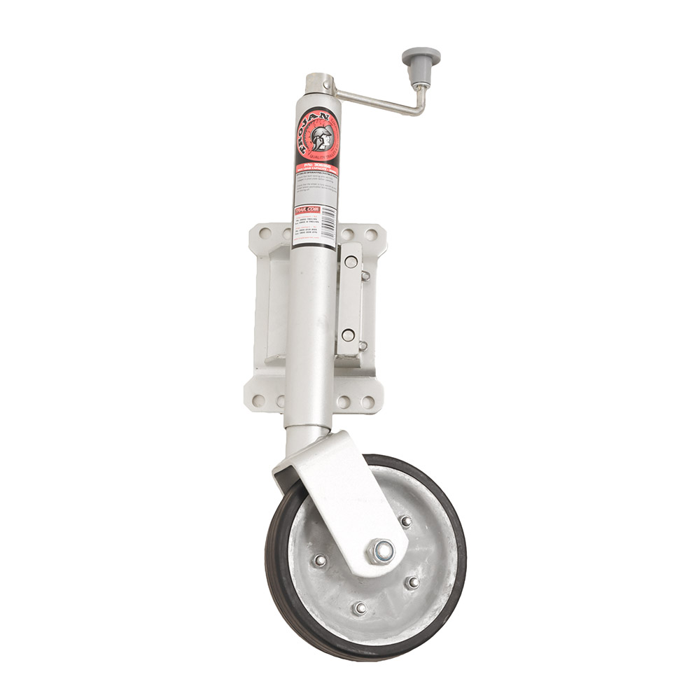 Trojan Solid Tyre Jockey Wheel 200mm 350kg