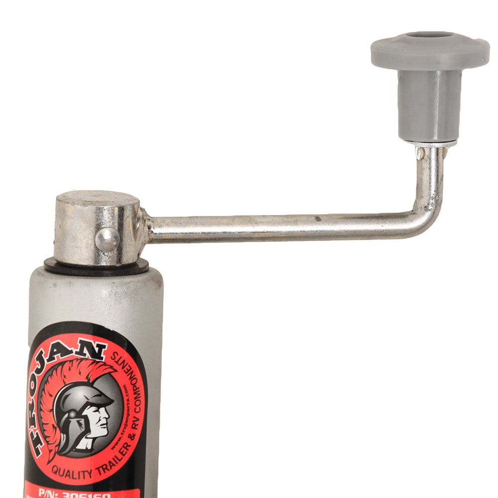 Trojan Solid Tyre Jockey Wheel 200mm 350kg