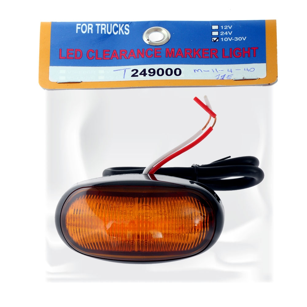 Trojan LED Clearance Marker Light Amber 10-30V