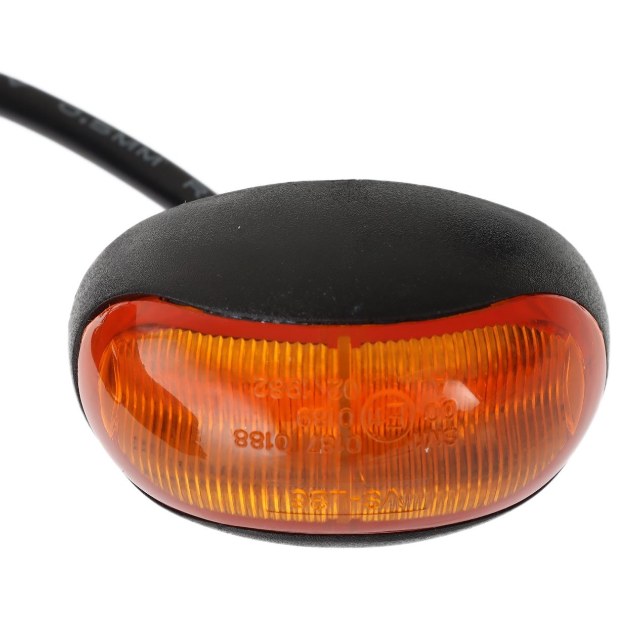Trojan Multi Volt LED Marker Light Amber 12-24v 55x35mm