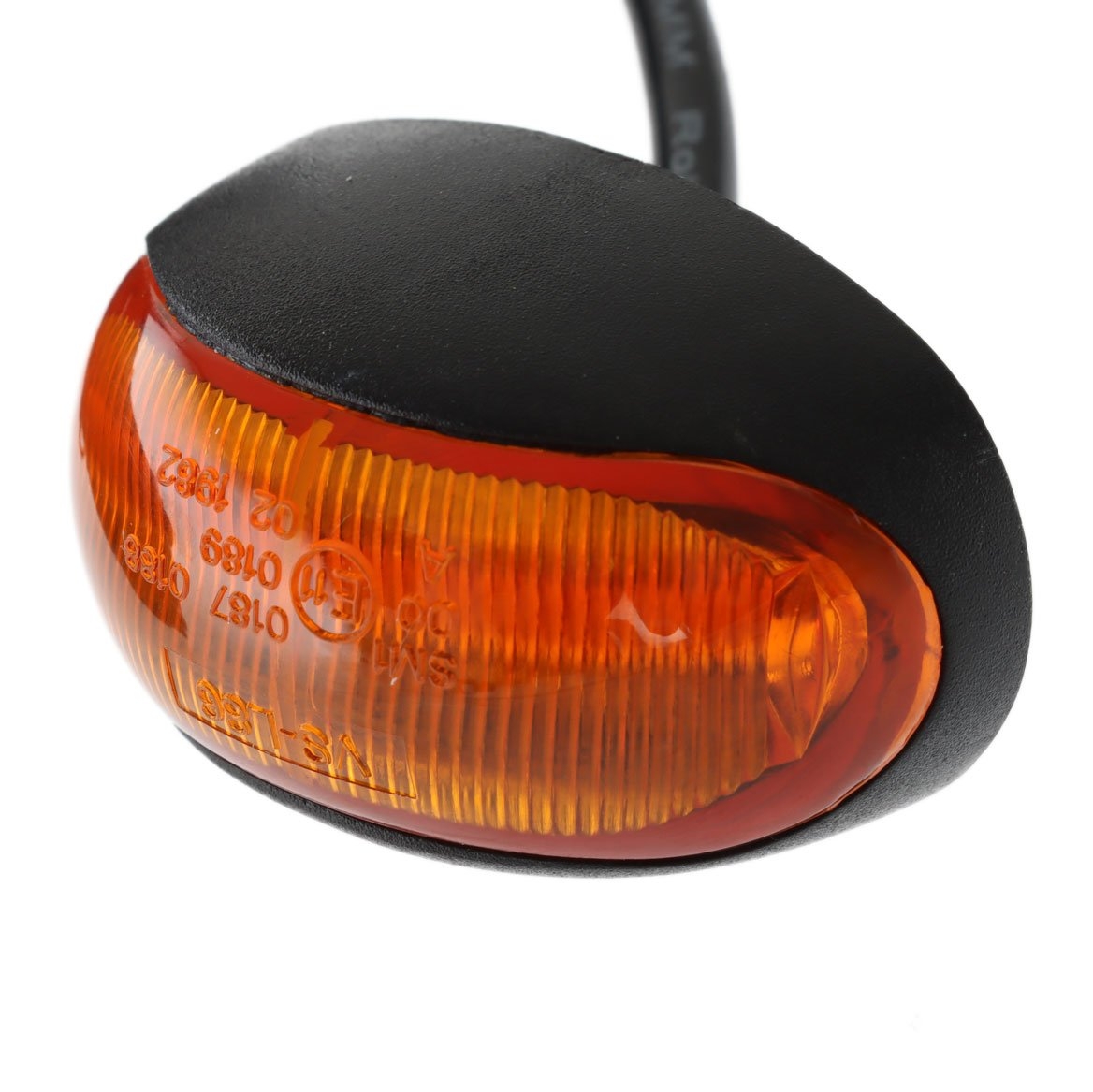 Trojan Multi Volt LED Marker Light Amber 12-24v 55x35mm