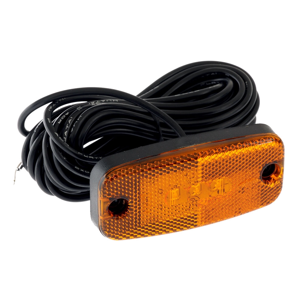 Trojan Trailer Multi Volt LED Submersible Marker Light Amber 110x50mm