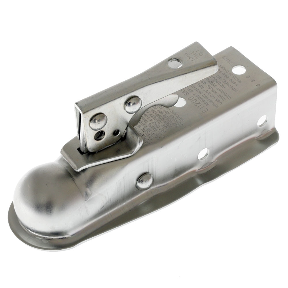 Trojan Non-Braked Pressed Steel Trailer Coupling 900kg 1 7/8in