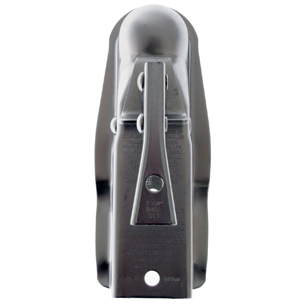 Trojan Non-Braked Pressed Steel Trailer Coupling 900kg 1 7/8in