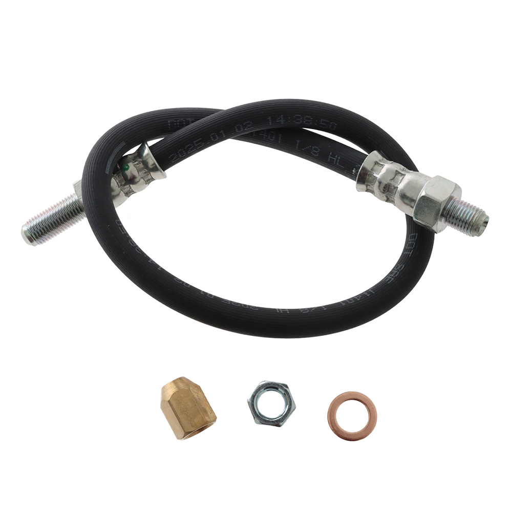 Trojan Standard Rubber Brake Hose 3/8in UNF Male to Male