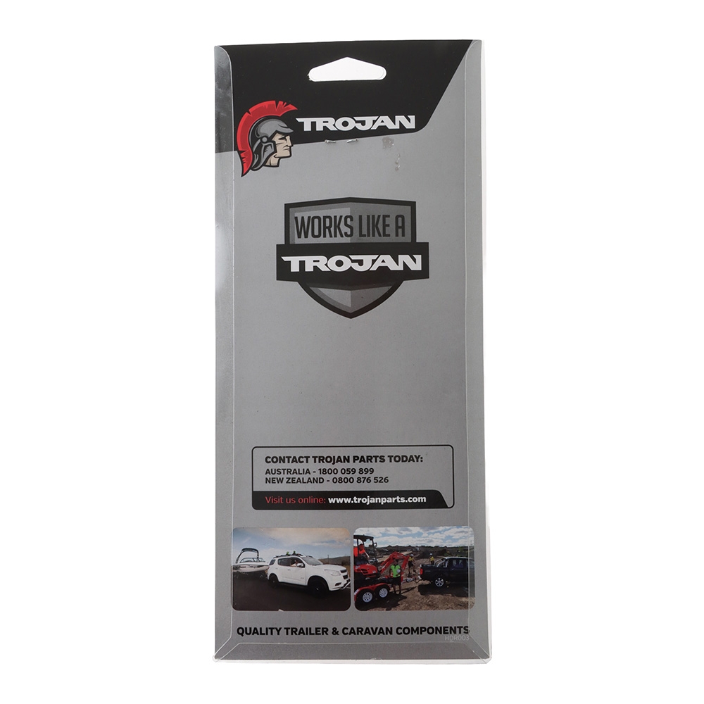 Trojan Standard Rubber Brake Hose 3/8in UNF Male to Male