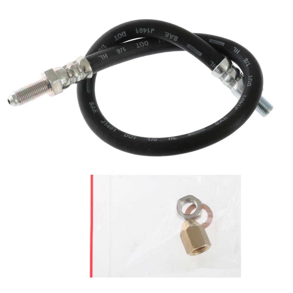 Trojan Standard Rubber Brake Hose 3/8in UNF Male to Male