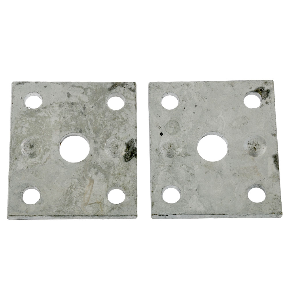 Trojan Galvanised U Bolt Plate Suits 43x10mm U Bolt Pair