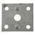 Trojan Galvanised U Bolt Plate Suits 43x10mm U Bolt Qty 1