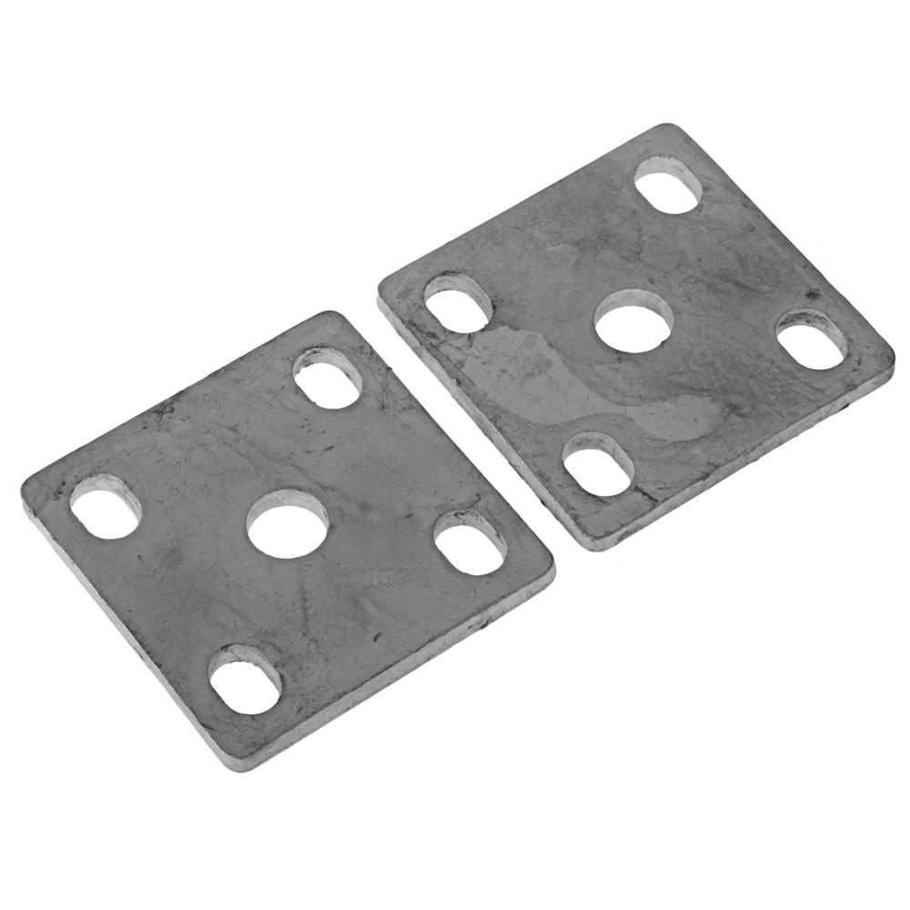 Trojan Galvanised U Bolt Plate Suits 51x12mm U Bolt Pair