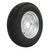 Trojan Galvanised 4 Stud 4in PCD Trailer Wheel Rim with 22x11x8in Tyre