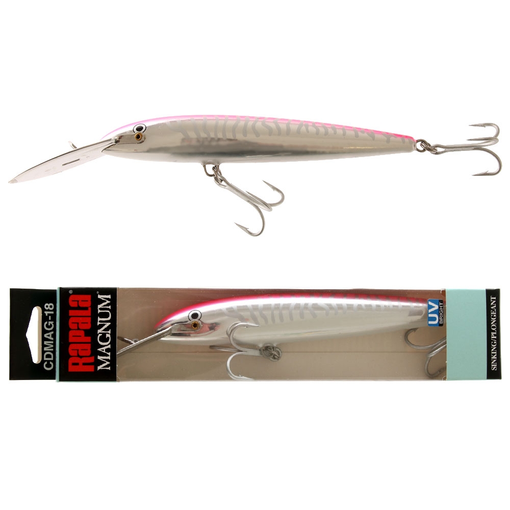 Rapala Magnum CD-18 Sinking Lure 18cm 70g Hot Pink UV