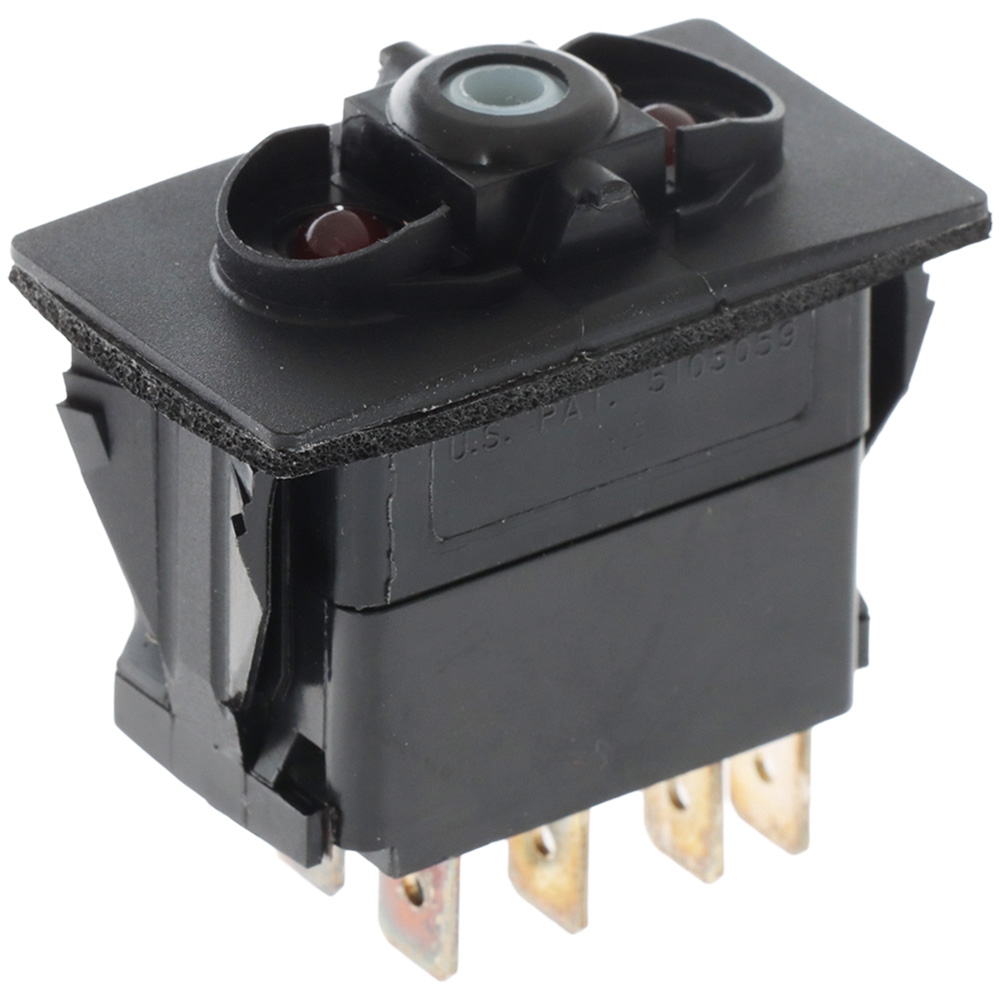 CZone Custom Momentary On/Off/Momentary On Rocker Switch with Red LED