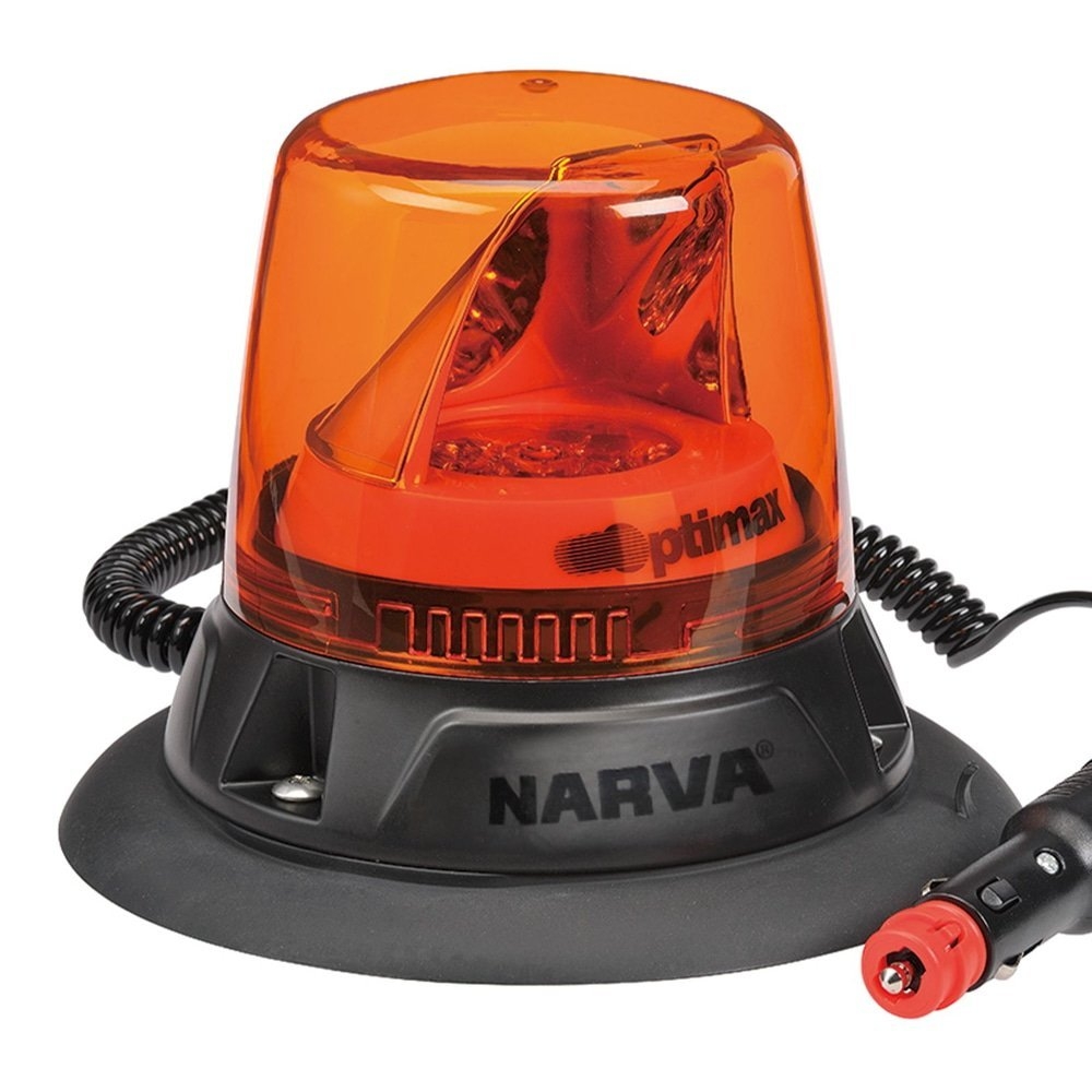 NARVA Optimax LED Rotating Beacon Magnetic Mount 10-33V