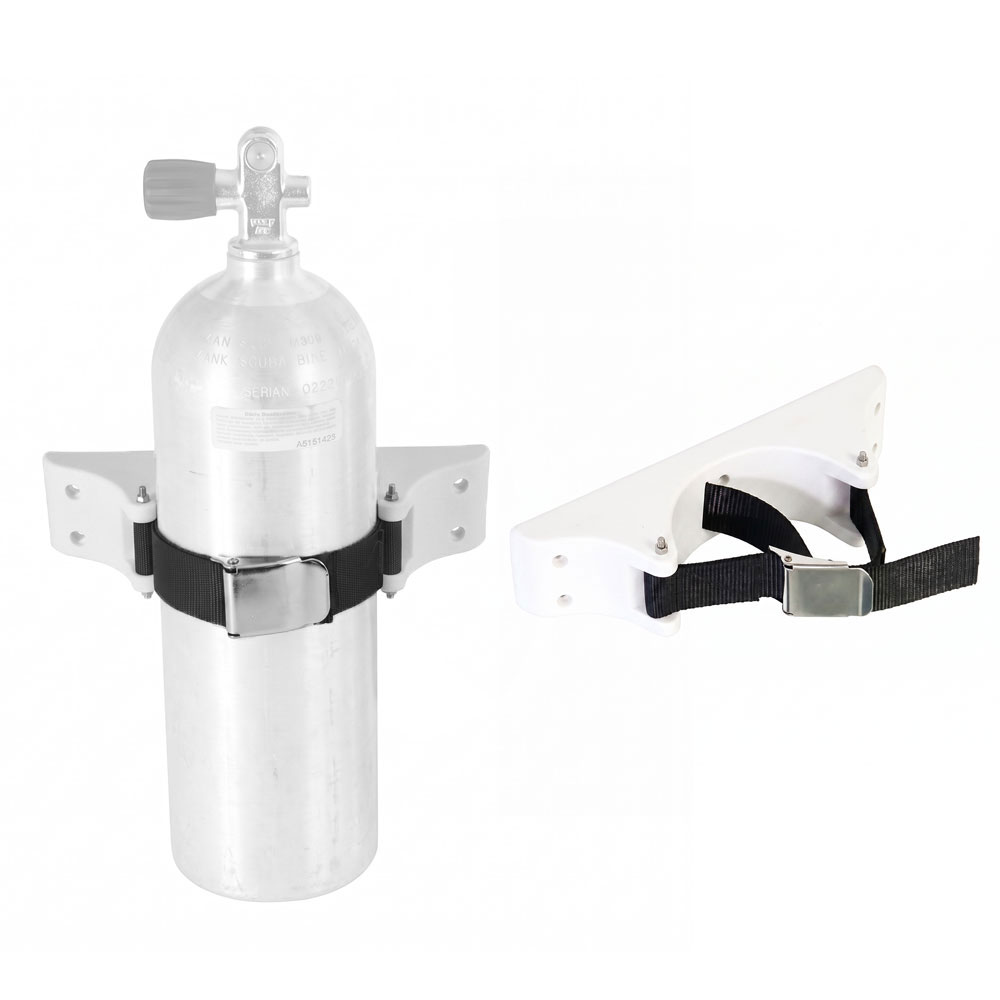 Hi-Tech 1 Dive Tank Holder White