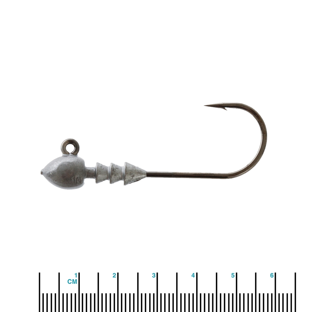 Ocean Angler Long Shank Lightbulb Jig Head Green 1/4oz Qty 4