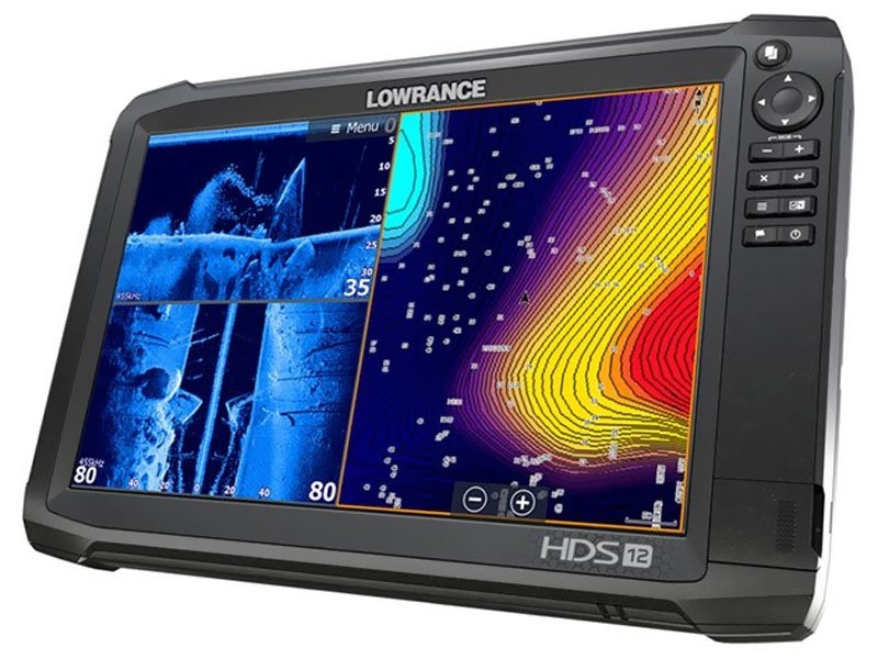 Lowrance HDS-12 Carbon GPS/Fishfinder (000-13690-001) - used unit, fully functional