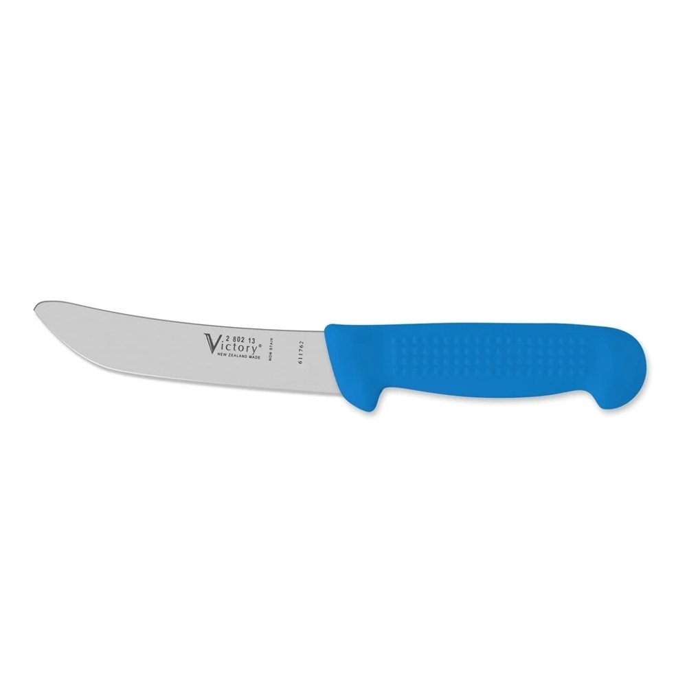 Victory Waters Hog Skinner Knife 13cm Blue
