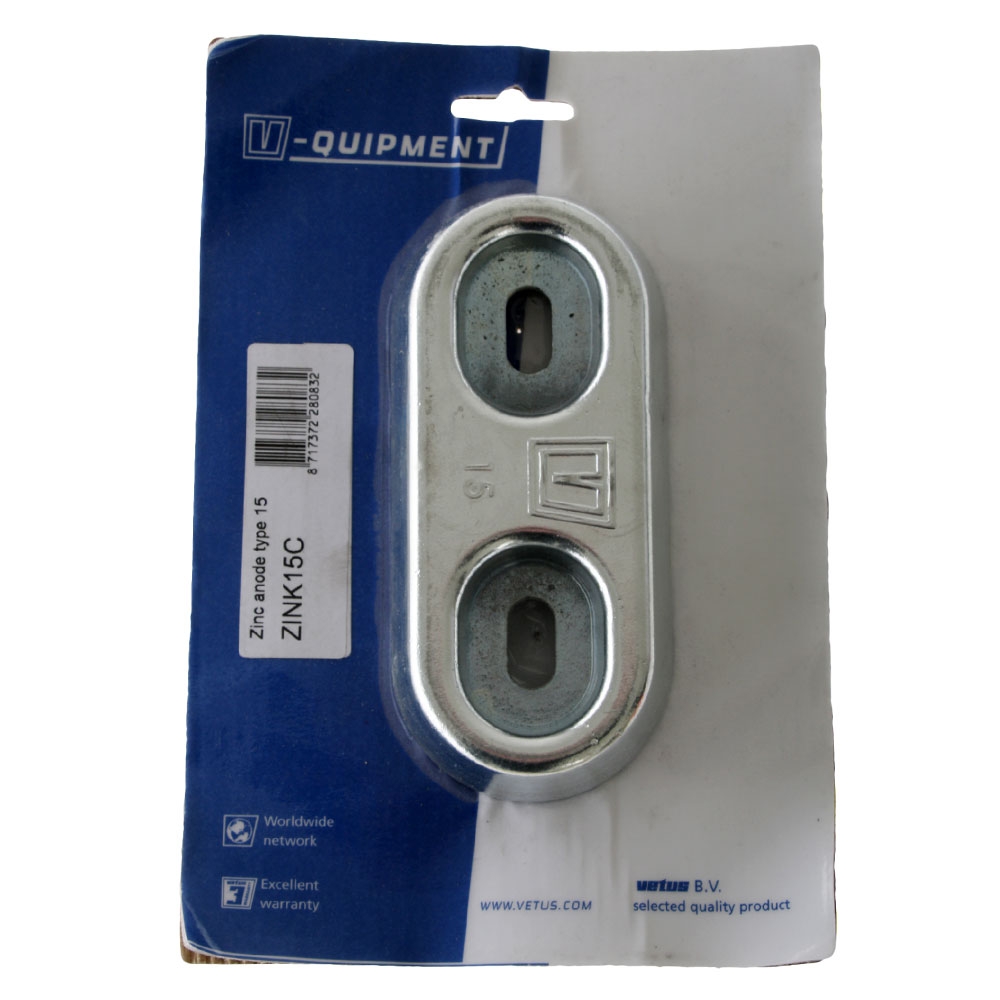 VETUS Zinc Hull Anode Type 15