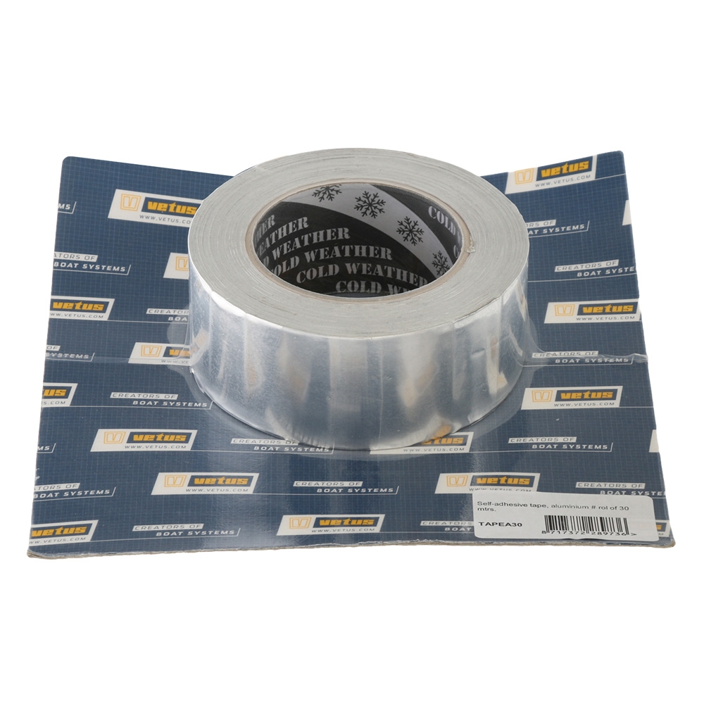 VETUS Self-Adhesive Tape Roll Aluminium 30m