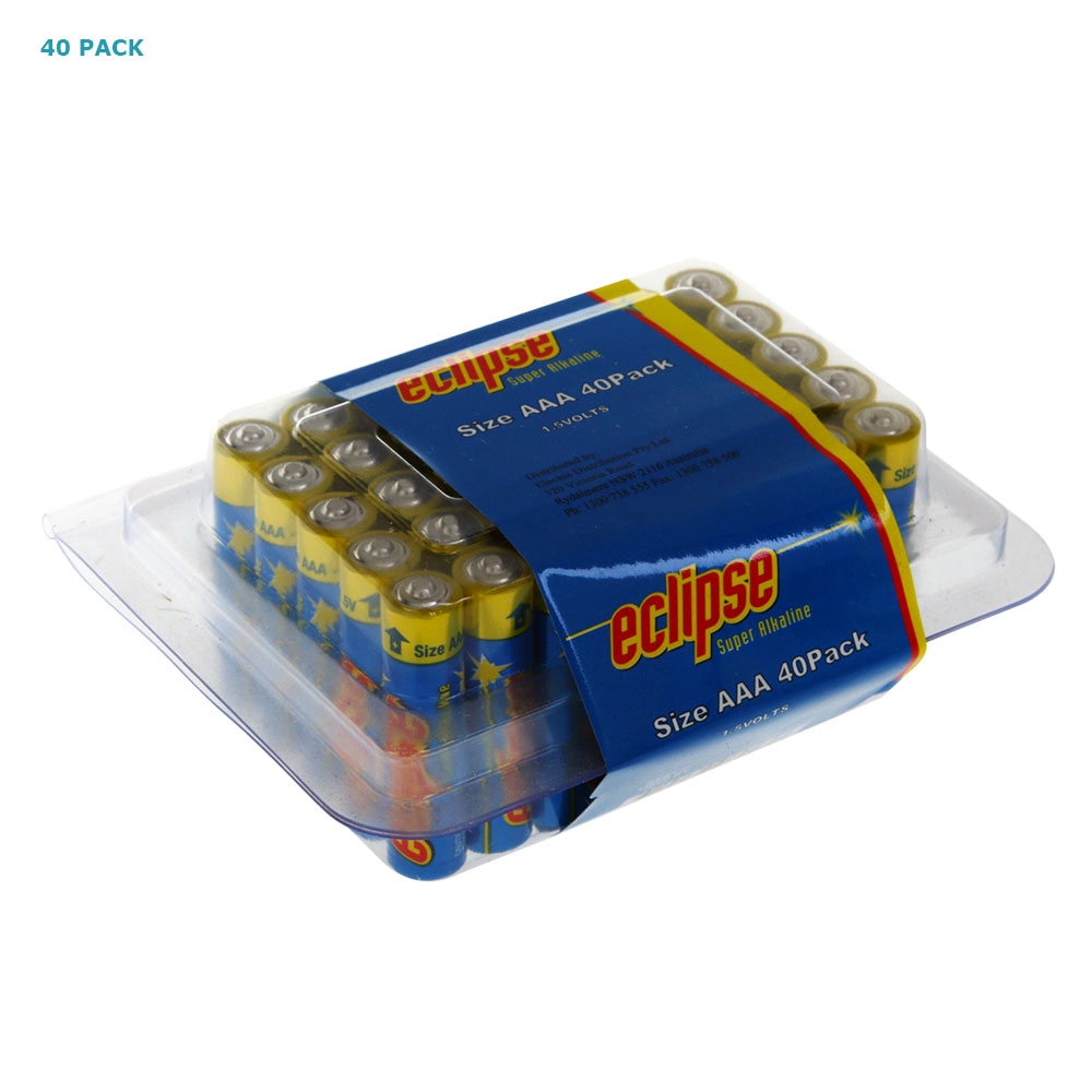 Eclipse AAA Alkaline Batteries