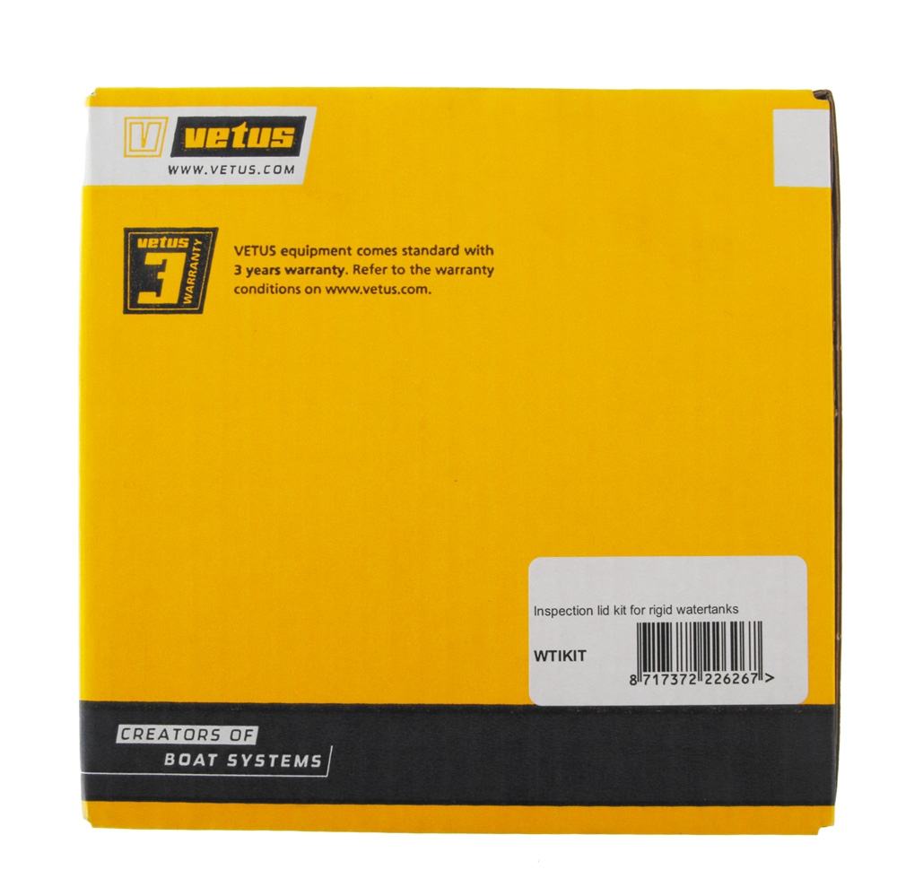 VETUS Inspection Lid Kit for Rigid Waste/Drinking Water Tanks
