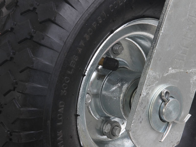 Trojan Fixed Type Jockey Wheel 300 x 4