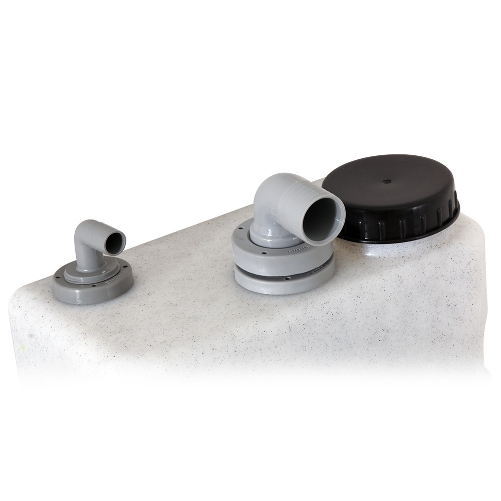 VETUS Bulkhead Mounted Waste Water Tank 25L