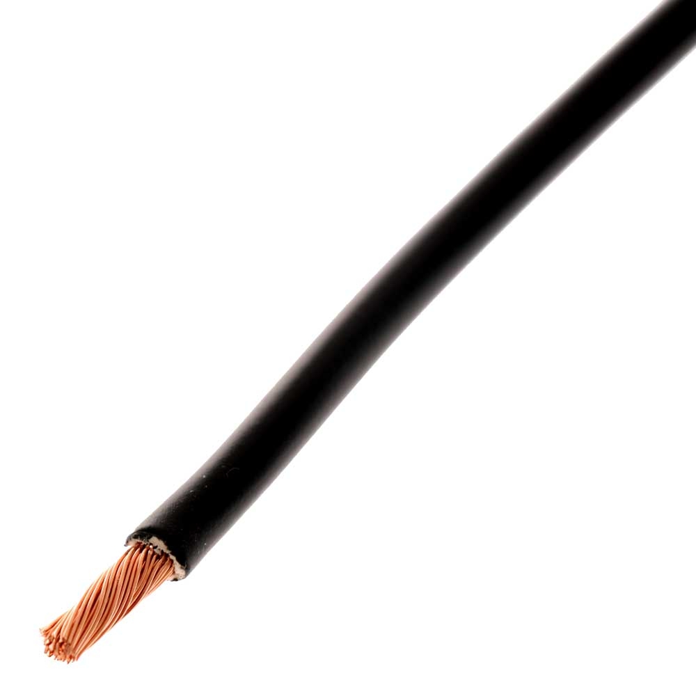 VETUS Battery Cable Black PVC Cover - Per Metre 6mm2