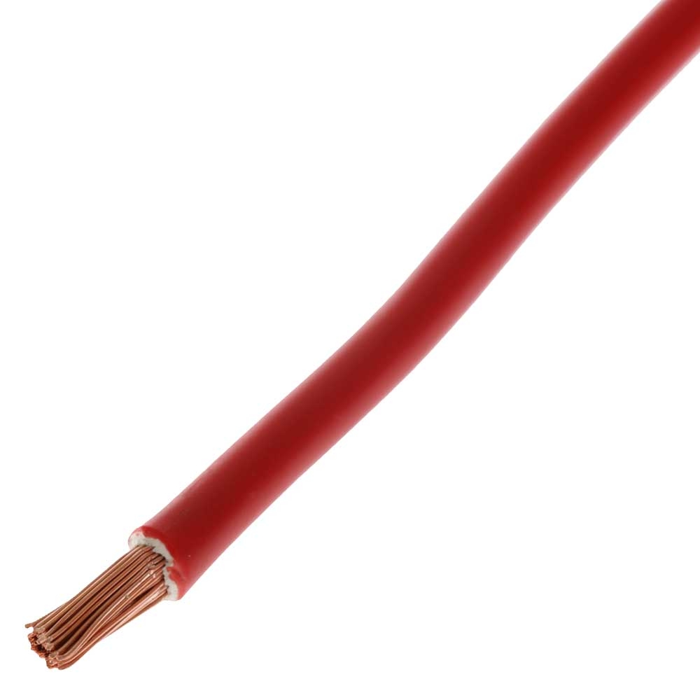 VETUS Battery Cable Red PVC Cover - Per Metre 6mm2
