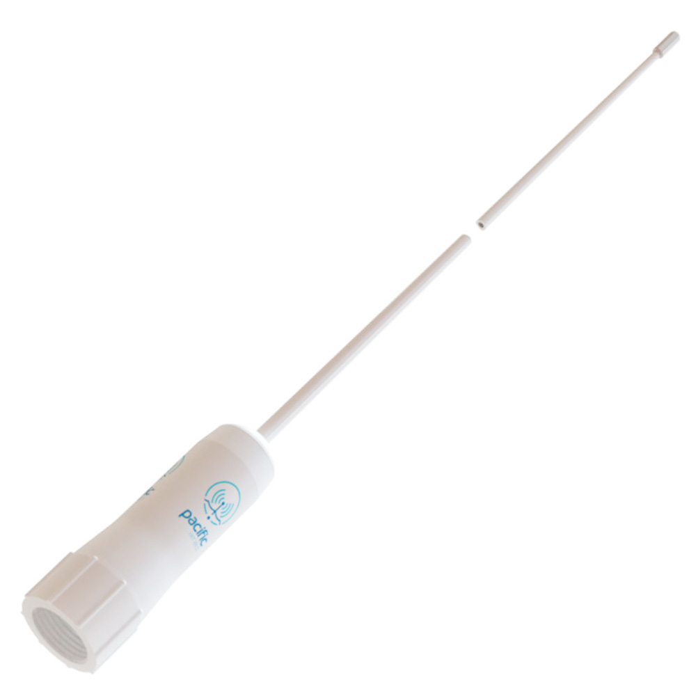 Pacific Aerials SeaMaster Pro VHF Antenna 1m White with P6111 4-Way Base