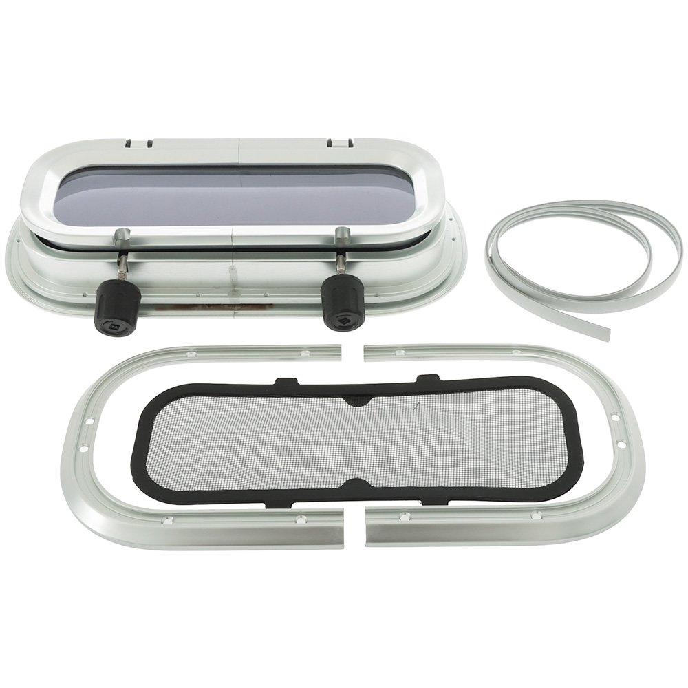 VETUS Type PZ Heavy Duty Aluminium Porthole with Mosquito Screen
