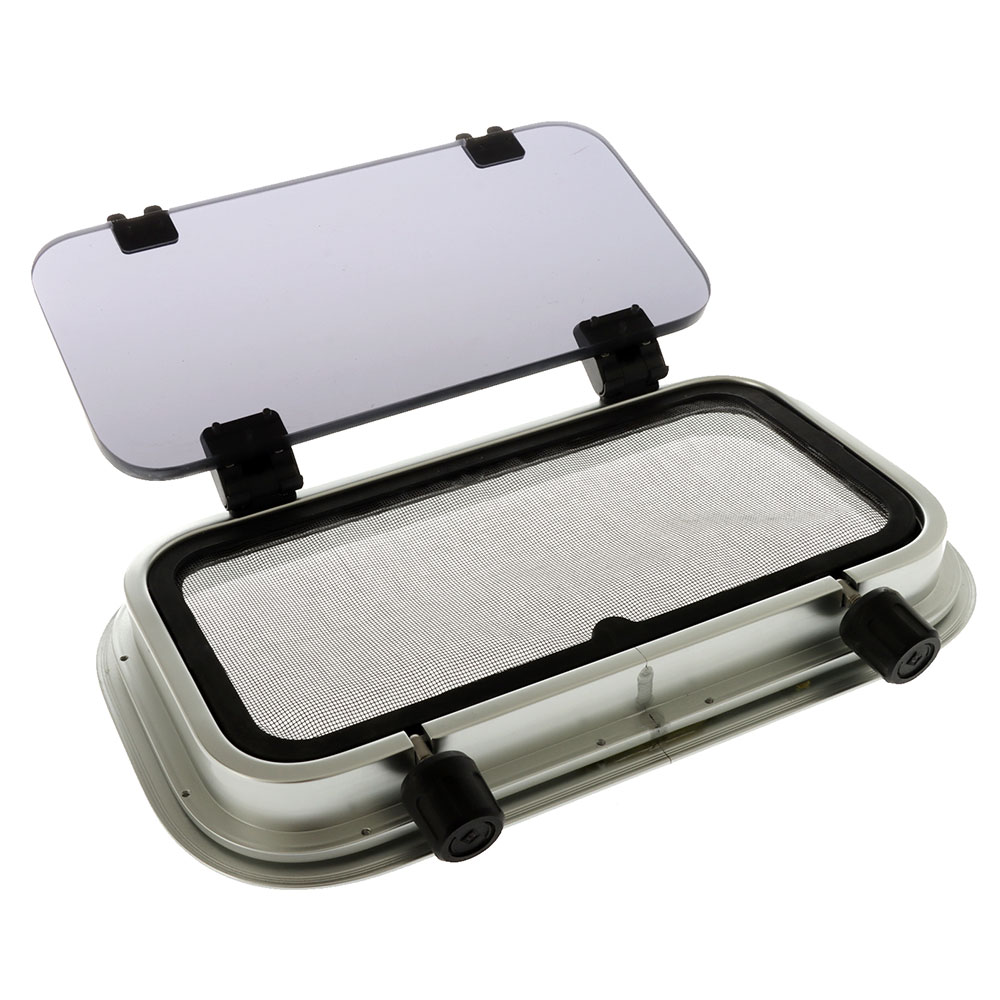 VETUS PZ663 Medium Duty Aluminium Porthole with Mosquito Screen