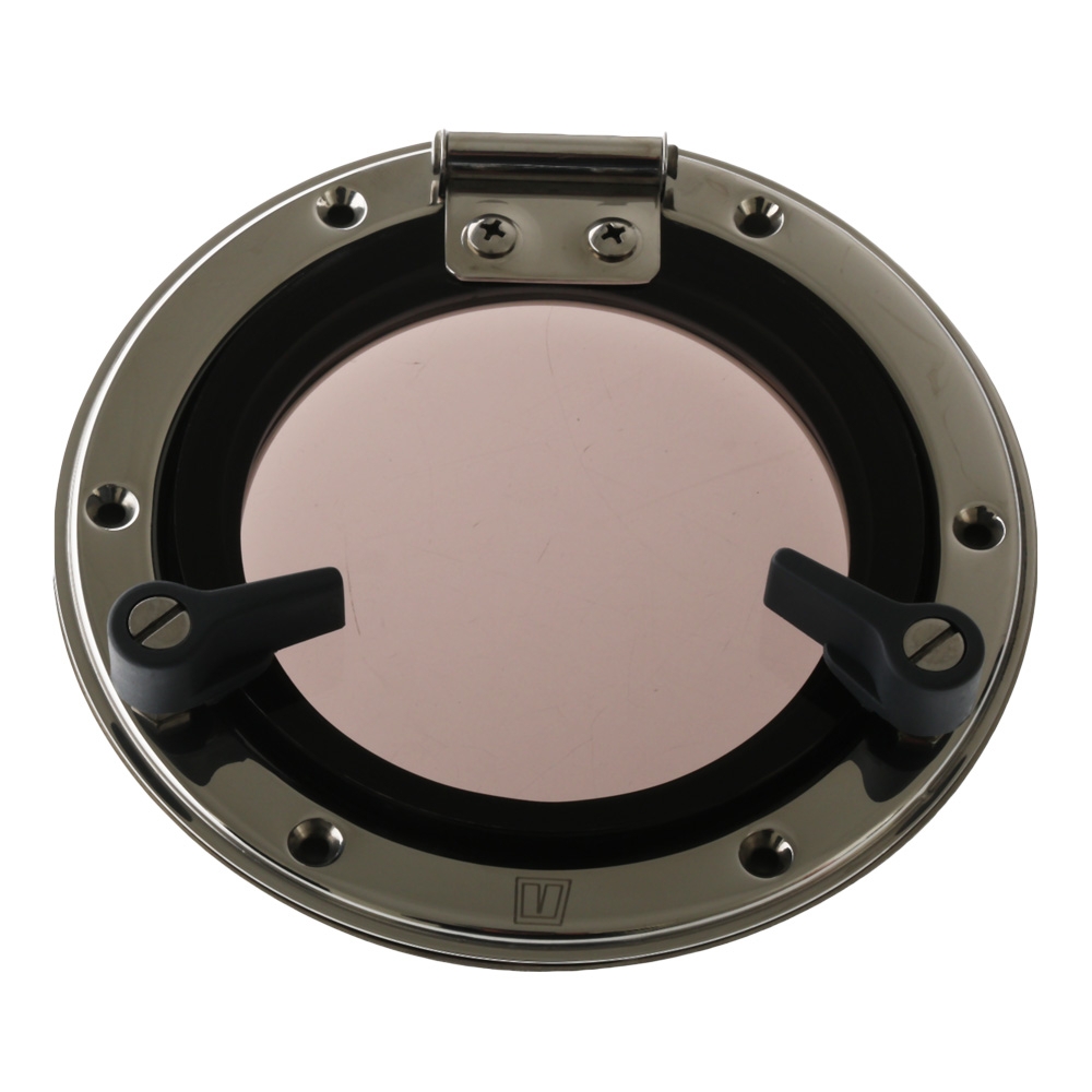 VETUS PQ51 Round Stainless Steel Porthole with Mosquito Screen